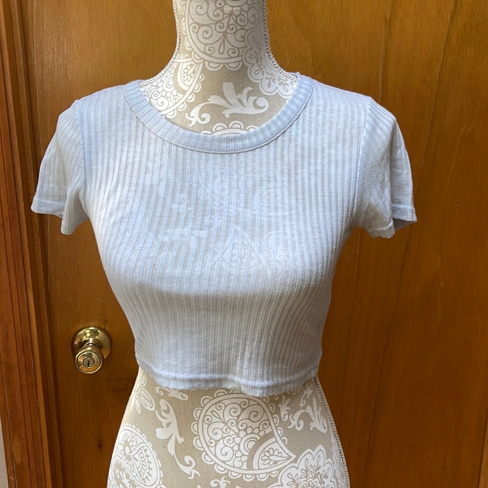 TopShop cropped tee. Size 2